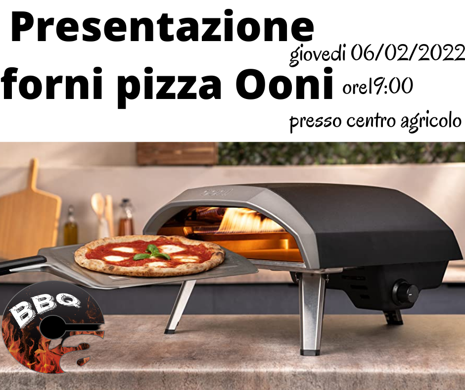 Presentazione Forni Ooni per pizza 25/02/22