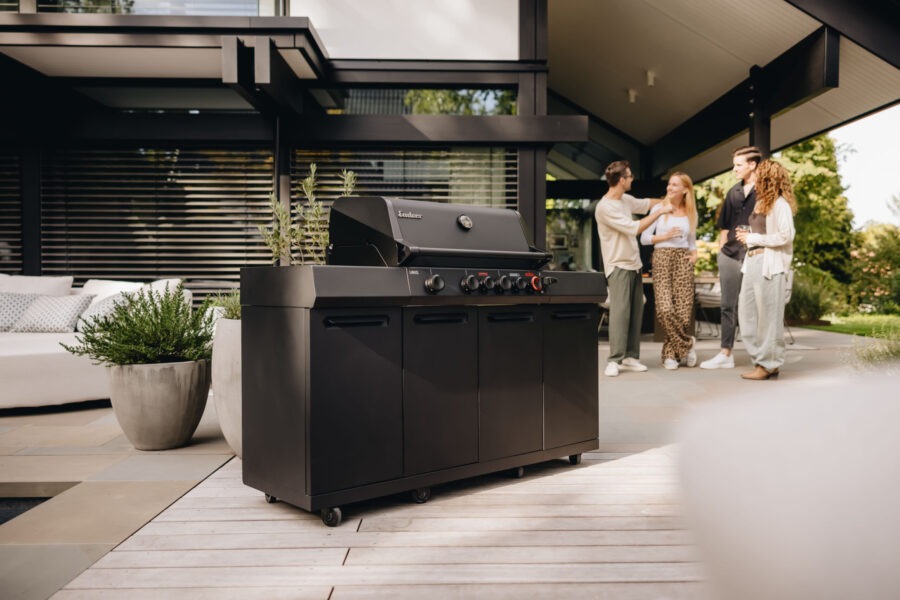 Barbecue a gas Enders Uniq 4 IK Kitchen Cruster Shadow - immagine 5