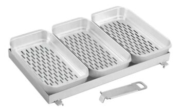 Piastra e set mini vassoi in acciaio inox #2110