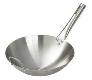 Wok in acciaio inox #8825